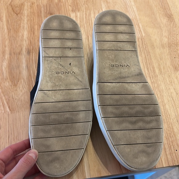 Vince Black Slip-On Sneakers - Picture 3 of 5